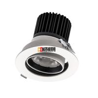 西顿照明嵌入式可调角射灯 S-R2b 20W 食品综合区3500K 25°