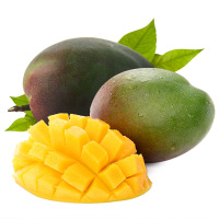 波得 四川攀枝花凯特芒果新鲜当季水果大青芒整 5斤(300g起)