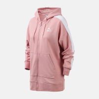 PUMA彪马女装2019新款T7连帽运动休闲针织外套夹克595924 59592414粉色
