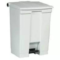乐柏美 Rubbermaid FG614600WHT 23G/87L Legacy踏板式垃圾桶 白色 1个