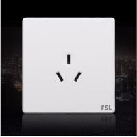 佛山照明 三孔插座16A 白色J 单个装(个)暗装家用墙壁插座