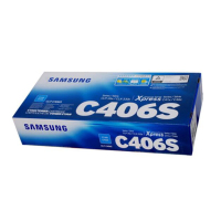 三星(SAMSUNG) CLT-C406S 青色墨粉盒 适用型号:CLP-366/366w CLX-3306