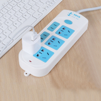 (DT)海锚(ANCHOR) HM-A16-4 6插位 4米 总控开关 接线板(计价单位:个)