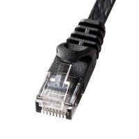 (DT)山业(SANWA SUPPLY) 黑色 CAT6/3米 网线 LA-FL6-03BK(根)