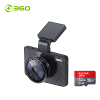360 行车记录仪三代新品G600+32G卡套装 1600p 高清夜视 智能语音 ADAS驾驶辅助停车监控缩时录影