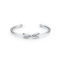 蒂芙尼Tiffany & Co女士TIFFANY INFINITY系列925银交叠蝴蝶手镯