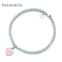 蒂芙尼 Tiffany & Co Return to Tiffany系列粉色心形珠珠手链 30978811