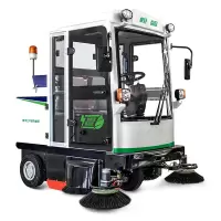 翱毓(aoyu)E800FB新型封闭式电动扫地车 工厂道路车间扫地机 环卫物业小区清扫车 拖地扫地洗地保洁电动车