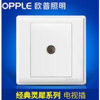 欧普照明(OPPLE)暗装电视插口（不含安装/请批量购买）