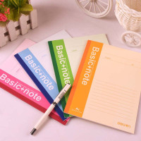 得力12本A5/30张无线装订软抄本笔记本子 办公文具记事本7650