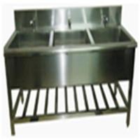 洗消间不锈钢三槽洗涤池