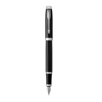 (DT)派克(PARKER) F尖0.5mm 新品2016IM纯黑丽雅白夹墨水笔 (计价单位:支)