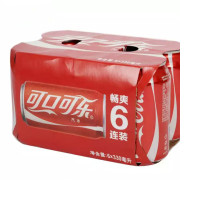 可口可乐听装 铝罐 1.98L(330ml*6)请按4的倍数拍下