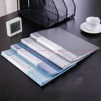 得力5118-60页资料册(深蓝)