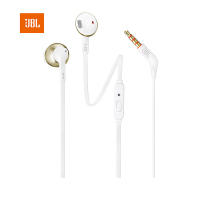 (DT)JBL T205 带麦可通话 半入耳式音乐耳机 (计价单位:个)黑色/银色/香槟金/玫瑰金