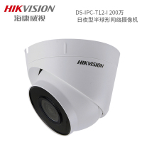 海康威视 DS-IPC-T12-I 日夜型半球形网络摄像机 200万 6mm