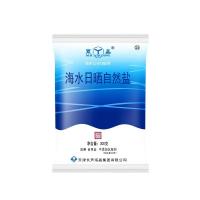 双晶海水日晒自然盐300g不添加抗结剂加碘食用盐