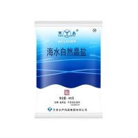 双晶海水自然晶盐400g加碘食用盐不添加抗结剂
