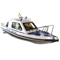 翱毓(aoyu)WH538A型执法巡逻艇 游艇快艇巡逻船 钓鱼巡逻渔船 抗洪救灾指挥船 裸船不含外机