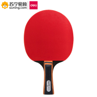 得力(deli) F2311 安格耐特 乒乓球拍 (正红反黑)