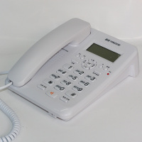 盈信7型电话机座机J固话有线有绳商务办公宾馆酒店旅馆免电池免提来电显示一键通