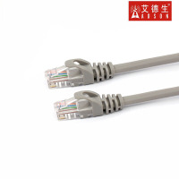 艾德生（ADSON） 工程级高速超五类网线 8P8C千兆网线 无氧铜足米 2米 灰色