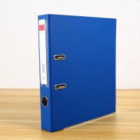 得力 A4（3英寸）PVC快劳夹 2孔文件夹 单个装 5462 45mm背宽(蓝)
