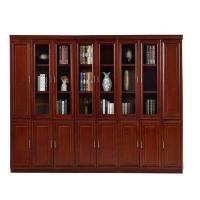 鑫金虎 文件柜档案资料柜贴实木皮书柜办公室隔断柜储物柜老板用新款