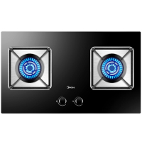 美的（Midea）燃气灶 黑晶宽面板 炙火燃烧 五段匀火 4.5KW JZT-Q39