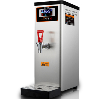 耐雪Naixer开水机商用奶茶店液晶40L步进式开水器国产温控器10L全自动台式开水机304食品级不锈钢开水器