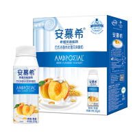 伊利 安慕希希腊风味 酸奶 高端颗粒系列 黄桃+燕麦200g*10盒/