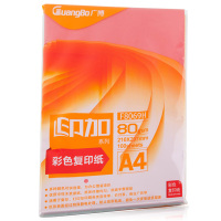 广博A4 80g 100张/包彩色复印纸 (印加系列五色混色装)F8069H