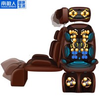 南极人(NanJiren)按摩垫NBX8F50353S按摩椅垫肩颈椎按摩器颈部腰部肩部多功能全身振动揉捏靠垫家用椅垫