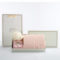 竹印象(BAMBOO IMPRESSION)粉色浴室套装-米色礼盒