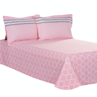 水星家纺床上用品四件套床单被套枕套艾洛森S04114346