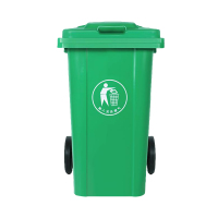 SCP 100L分类垃圾桶 SCP-10652 户外带盖环卫垃圾箱坚固耐用带滚轮 (20个起订)