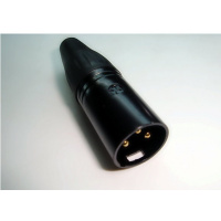 甬声卡侬公头话筒头音频插头