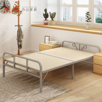质凡折叠床学校工厂工地宿舍床架子床120厘米+199厘米