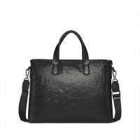 金利来(GOLDLION)男士手提包头层牛皮简约时尚公文包大容量电脑包