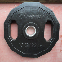 健芬欣康健 橡胶全包杠铃片 BH-P010 (共120kg)