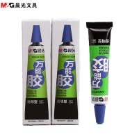 晨光(M&G)AWG97029 20ml透明万能胶6瓶装透明型强力胶万能胶水办公胶粘文具办公用品 胶带/胶水/胶棒