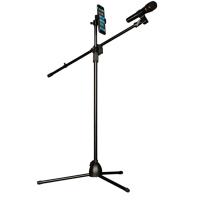 狮乐麦克风话筒支架 伸缩三脚架