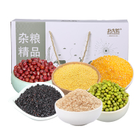 北大荒 杂粮精品礼盒 包含黑米400g绿豆400g小米400g玉米糁400g糙米400g红小豆400g 400g*6包