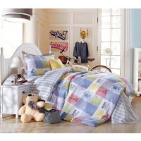 恒源祥 TBK3003 巴黎绅士 三件套(灰)恒源祥 床上用品 单套装