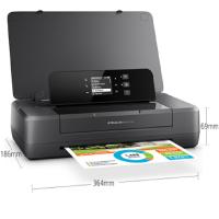 惠普OJ200打印机(便携式 A4喷墨 18ppm HP原装三色墨盒 锂电池 USB 无线打印 2.2公斤 一年质保)