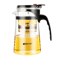 天喜飘逸杯泡茶壶沏茶杯办公室玻璃茶具耐高温冲茶器家用过滤茶壶