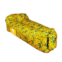 【精选】户外便携充气懒人沙发 便携式空气沙发懒人空气床口袋午休床沙滩气垫床250*70CM/花色