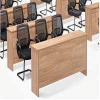 标灿培训条桌办公桌条形桌 黄色