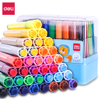得力 70655 大容量印章可洗水彩笔 36色