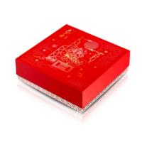 五芳斋 五芳辉月月饼礼盒（蛋黄莲蓉月饼60g*1红豆沙月饼60g*1花生香芋味月饼60g*2浓情紫薯月饼60g*2）